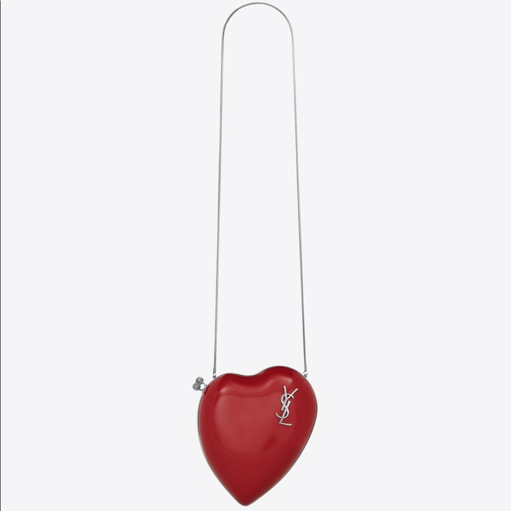 Saint Laurent Heart Love Box Clutch - Picture 2 of 14